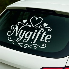 Klistermærker til bryllyp