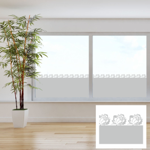 Frostet folie - Rose