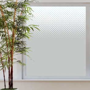 Frostet folie - Fulddkkende prikker