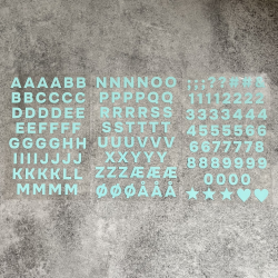 Transfer bogstaver og tal