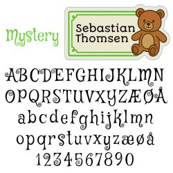 Bamseklistermrker grn