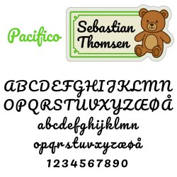 Bamseklistermrker grn