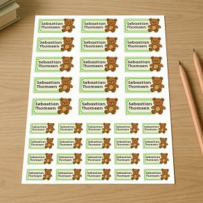 Bamseklistermrker grn