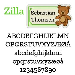 Bamseklistermrker grn