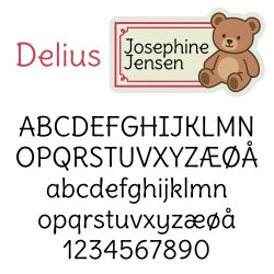 Bamseklistermrker rd