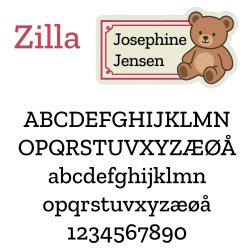 Bamseklistermrker rd