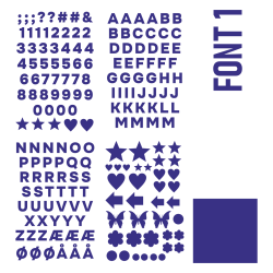 Transfer bogstaver og tal