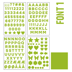 Transfer bogstaver og tal