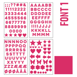 Transfer bogstaver og tal