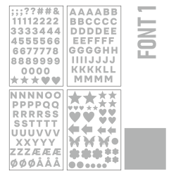 Transfer bogstaver og tal