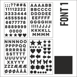 Transfer bogstaver og tal