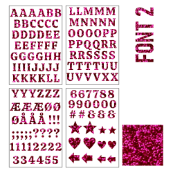 Tjtryksfolie Glitter