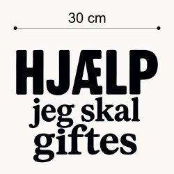 Hjlp jeg skal giftes