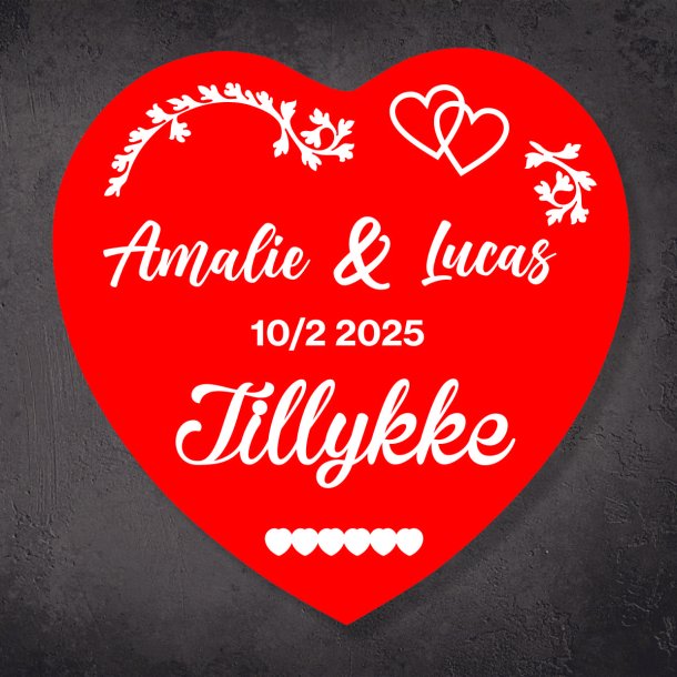 Bryllup Hjerte/2