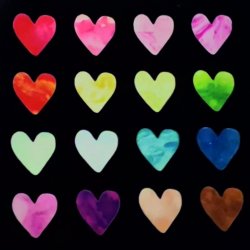 16 hjerter 