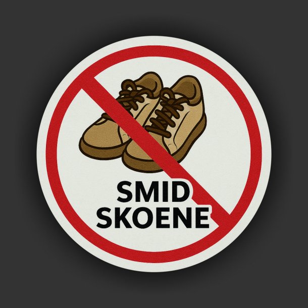 Smid skoene