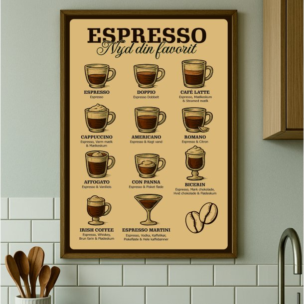 Espresso i retrostreg